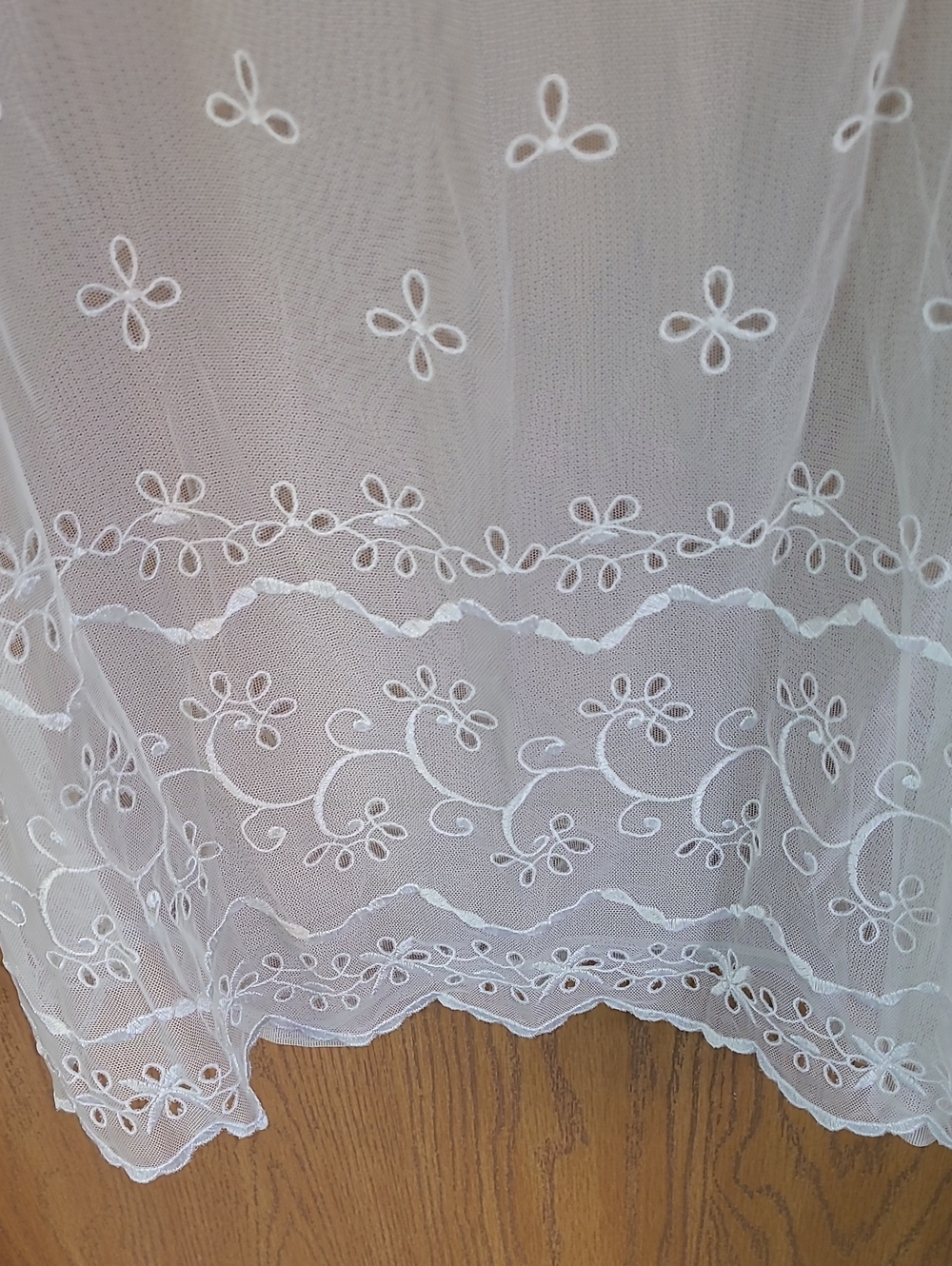 Lace and Ebroidered Chemise - Picture 3 of 5